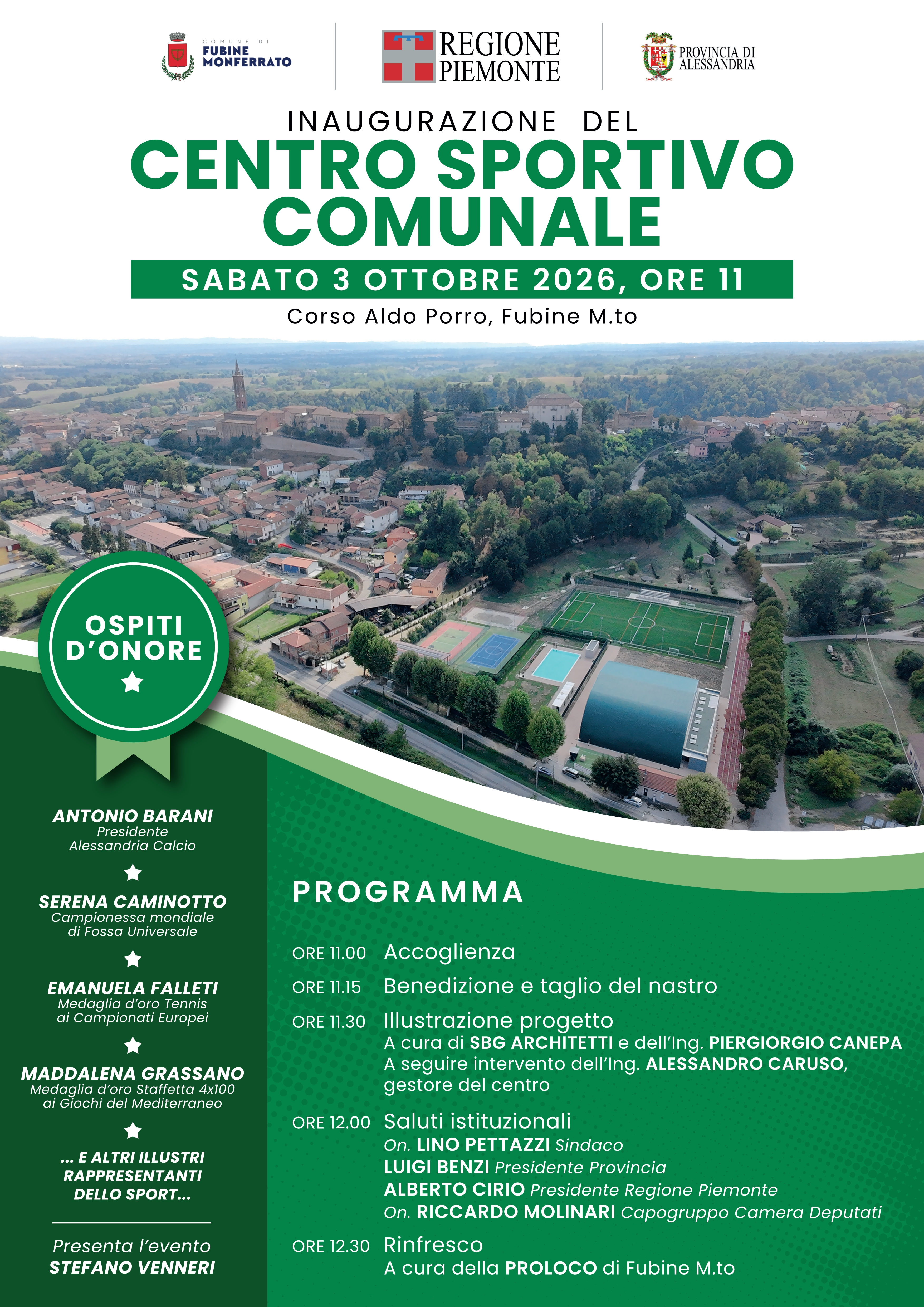 "Centro Sportivo Comunale" Inaugurazione