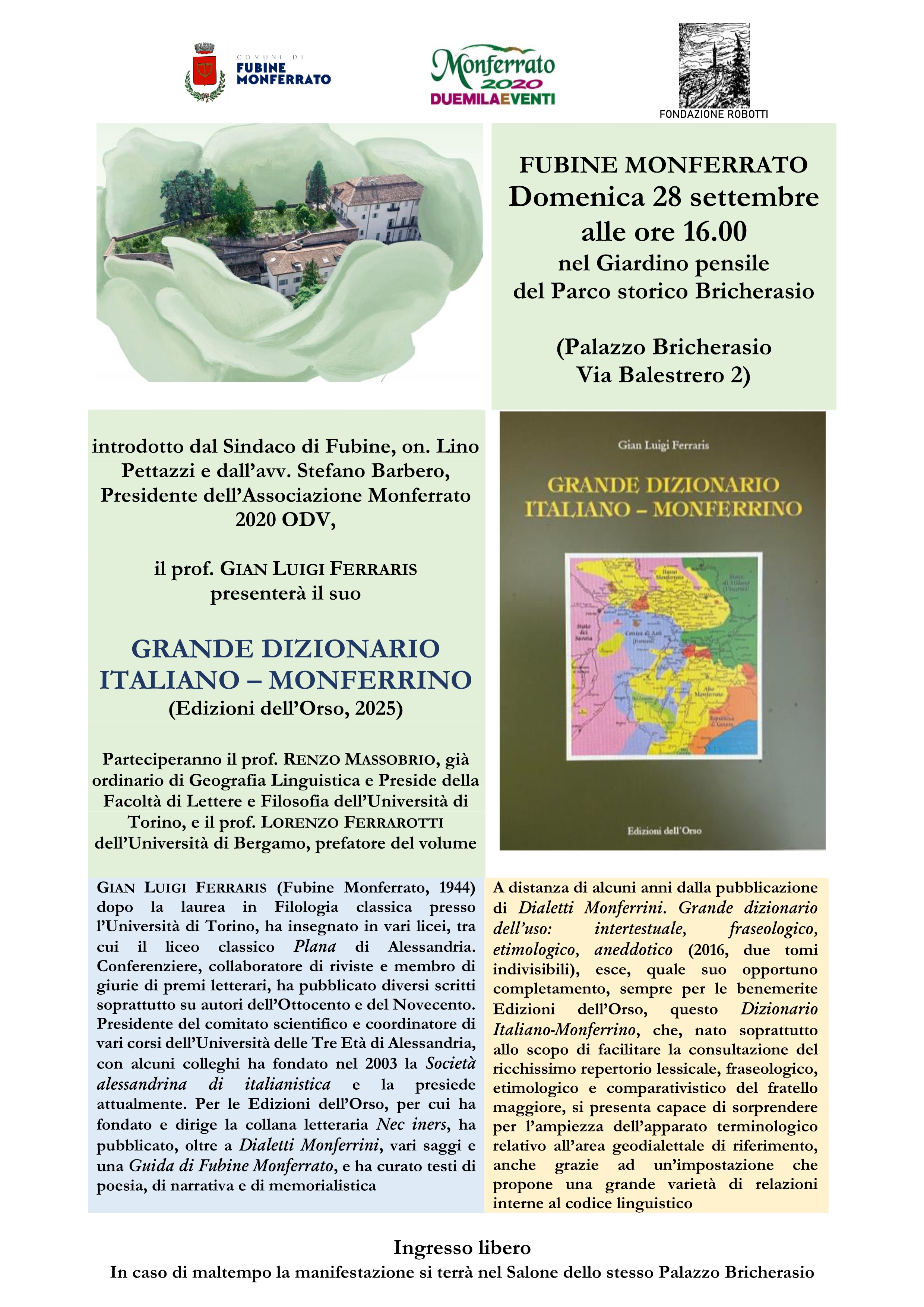 presentazione "grande dizionario italiano-monferrino"