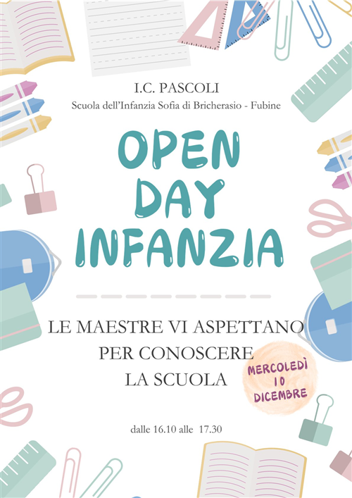open day scuola dell'infanzia