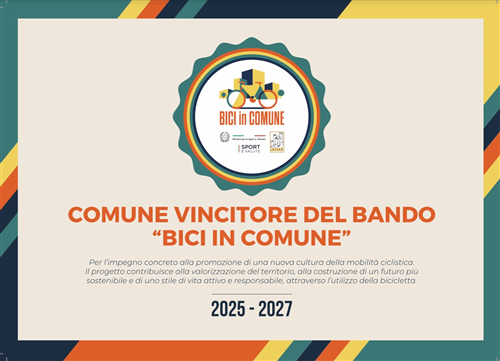 Comune vincitore del bando "Bici in comune" 2025-2027