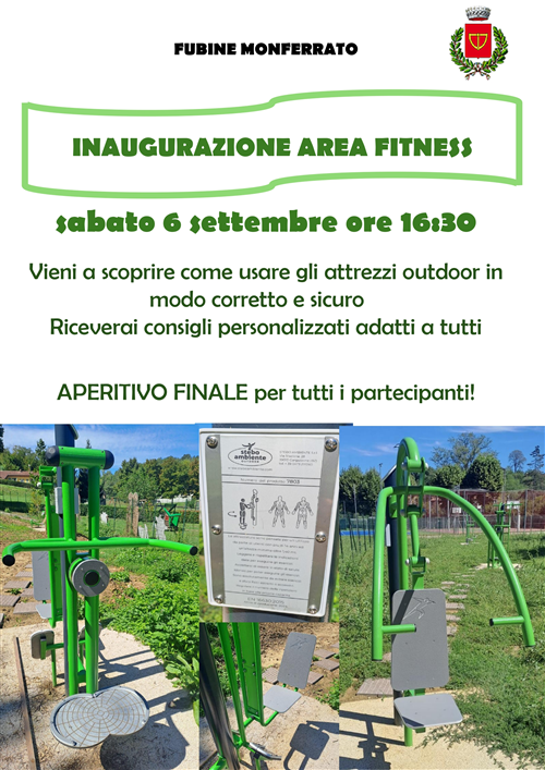 inaugurazione area fitness